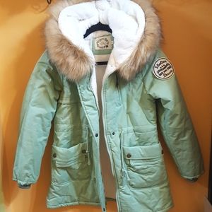 Teal Winter Coat